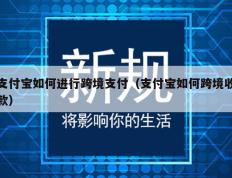 支付宝如何进行跨境支付（支付宝如何跨境收款）