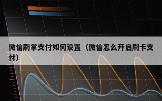 微信刷掌支付如何设置（微信怎么开启刷卡支付）