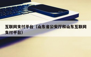 互联网支付平台（山东省公安厅和山东互联网支付平台）