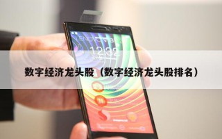 数字经济龙头股（数字经济龙头股排名）