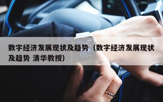 数字经济发展现状及趋势（数字经济发展现状及趋势 清华教授）