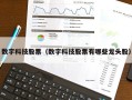 数字科技股票（数字科技股票有哪些龙头股）