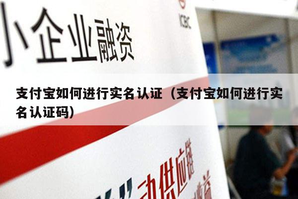 支付宝如何进行实名认证（支付宝如何进行实名认证码）-第1张图片-POS资讯网