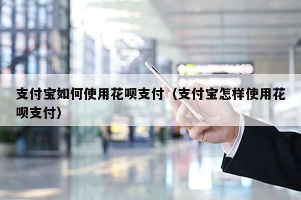 支付宝如何使用花呗支付（支付宝怎样使用花呗支付）-第1张图片-POS资讯网
