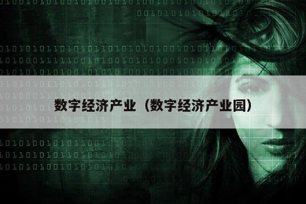 数字经济产业（数字经济产业园）
