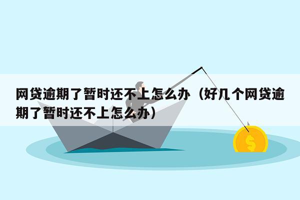 网贷逾期了暂时还不上怎么办（好几个网贷逾期了暂时还不上怎么办）